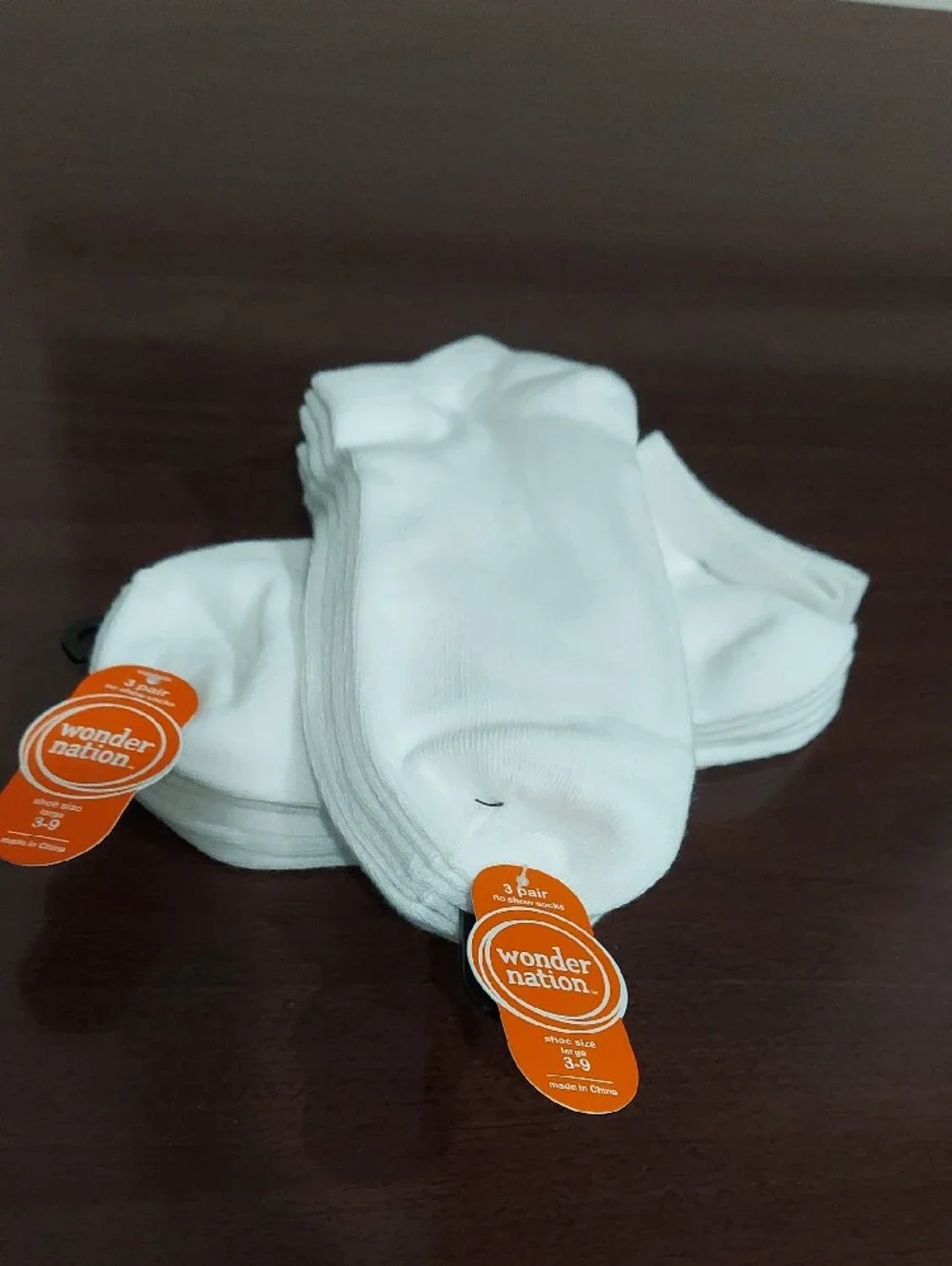wonder nation White Athletic No-Show Socks - 6 Pair Pack